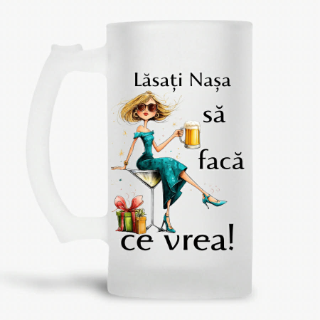 Căsătorie - Halba personalizata - Lasati nasa sa faca ce vrea