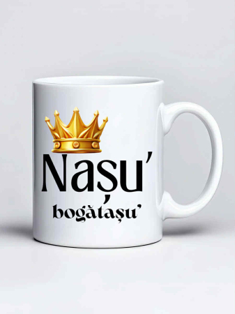 Cani pentru fini si nasi - Cana personalizata - Nasu' bogatasu'