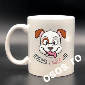 Căni personalizate - Cană personalizată - Fericirea vindecă tot!