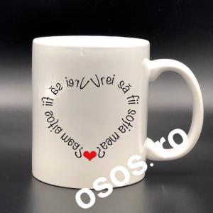 Căni personalizate - Cană personalizată - Vrei sa fii sotia mea?