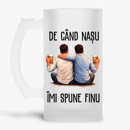 Căsătorie - Halba personalizata - De cand nasu imi spune finu altfel beau berea si vinul