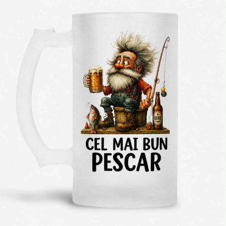 Halbe pentru pescari - Halba personalizata - Cel mai bun pescar
