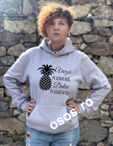 Hanorace personalizate damă - Hanorac dama - Varza pe dinafara, dulce pe dinauntru