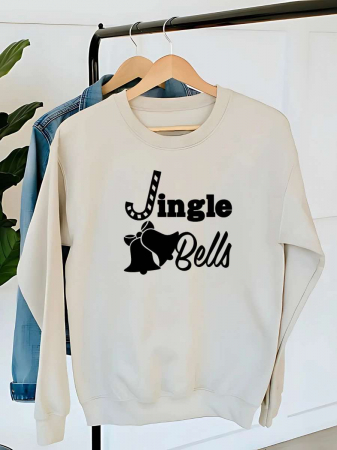 Crăciun - HANORAC DAMA OVERSIZE PERSONALIZAT - Jingle Bells