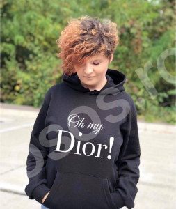 Hanorace personalizate damă - Hanorac damă - Oh my Dior!