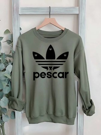 Hanorace fara gluga pentru pescari - HANORAC FARA GLUGA BARBATESC PERSONALIZAT - Pescar