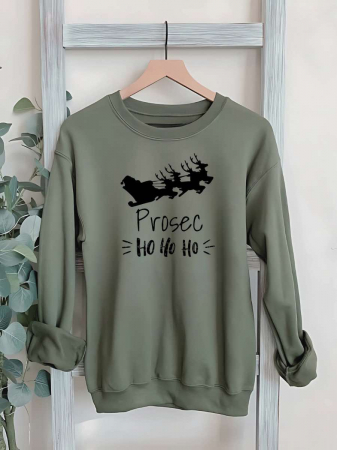 Crăciun - HANORAC FARA GLUGA BARBATESC PERSONALIZAT - Prosec Ho Ho Ho
