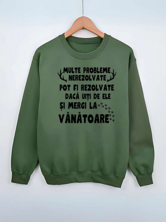 Hanorace fara gluga pentru vanatori - HANORAC FARA GLUGA BARBATESC PERSONALIZAT - Multe probleme nerezolvate por fi rezolvate daca uiti de ele si mergi la vanatoare