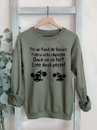 Hanorace fara gluga pentru pescari - HANORAC FARA GLUGA BARBATESC PERSONALIZAT - Pe un fund de lacuri