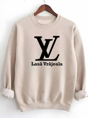 Hanorace fara gluga barbatesti - HANORAC FARA GLUGA BARBATESC PERSONALIZAT - Lasa Vrajeala