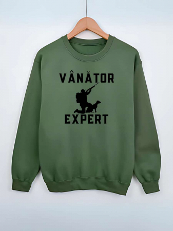 Hanorace fara gluga pentru vanatori - HANORAC FARA GLUGA BARBATESC PERSONALIZAT - Vanator Expert