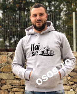 Hanorace cu gluga personalizate - Hanorac personalizat bărbătesc - Hai sictir