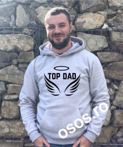 Hanorace personalizate bărbaţi - Hanorac personalizat bărbătesc - Top Dad