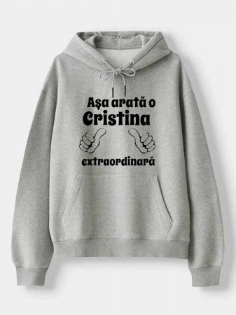 Hanorace personalizate damă - HANORAC PERSONALIZAT DAMA -  Asa arata o Cristina extraordinara