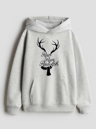 Crăciun - HANORAC PERSONALIZAT DAMA -  Run Run Rudolph