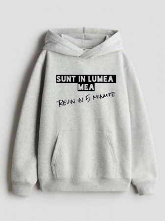 Hanorace personalizate damă - HANORAC PERSONALIZAT DAMA -  Sunt in lumea mea. Revin in 5 minute