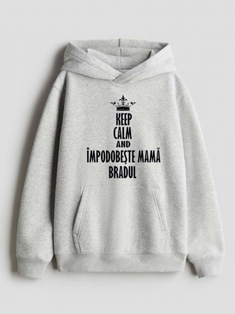 Crăciun - HANORAC PERSONALIZAT DAMA -  Keep Calm and Impodobeste Mama Bradul