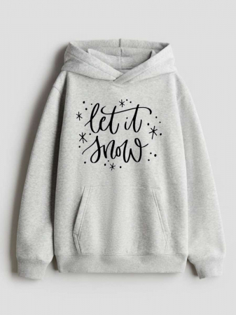 Crăciun - HANORAC PERSONALIZAT DAMA -  Let it snow
