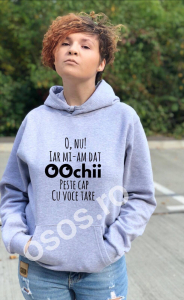 Hanorace personalizate damă - Hanorac personalizat damă - Iar mi-am dat ochii peste cap cu voce tare