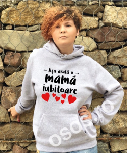 Hanorace cu gluga personalizate - Hanorac personalizat damă - Aşa arată o mamă iubitoare