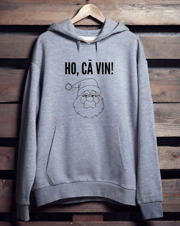 Crăciun - HANORAC PERSONALIZAT PENTRU BARBATI - Ho, ca vin!