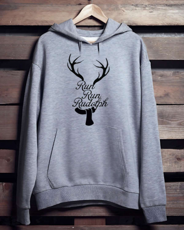 Crăciun - HANORAC PERSONALIZAT PENTRU BARBATI -Run Run Rudolph
