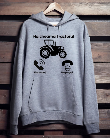 Hanorace cu Tractoare - HANORAC PERSONALIZAT PENTRU BARBATI - Ma cheama tractorul