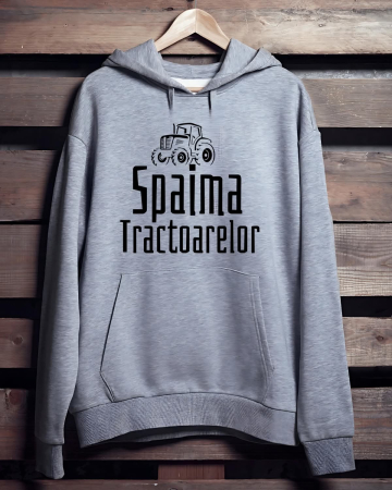 Hanorace cu Tractoare - HANORAC PERSONALIZAT PENTRU BARBATI - Spaima tractoarelor
