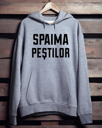 Hanorace pescari - HANORAC PERSONALIZAT PENTRU PESCARI - Spaima pestilor