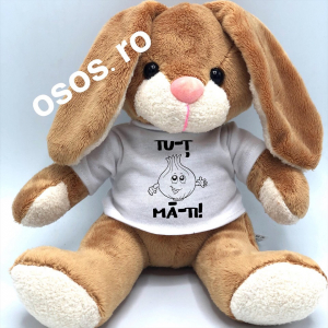 Plusuri personalizate - Iepuras - Jucarie De Plus Personalizata - Tu-t siapa ma-ti