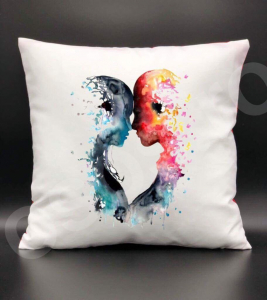 Perne personalizate - Pernă - Colourful kiss