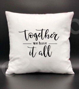 Perne personalizate - Pernă - Together we have it all