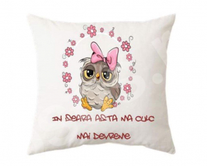 Perne personalizate - Pernă - În seara asta mă culc mai devreme