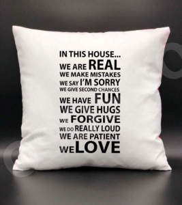 Perne personalizate - Pernă - In this house