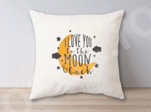 Perne personalizate - Pernă - I love you to the moon