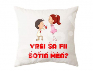 Perne personalizate - Pernă - Vrei să fii soţia mea?