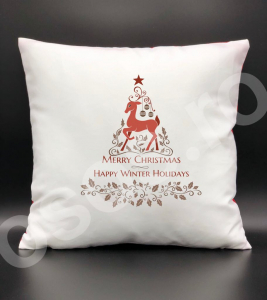 Ocazii speciale - Pernă - Merry Christmas. Happy winter holidays