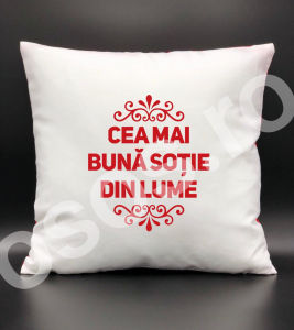 Valentine's Day - Pernă - Cea mai bună soţie din lume