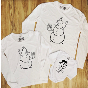 Set bluze familie - Set Bluze Familie - Snowman