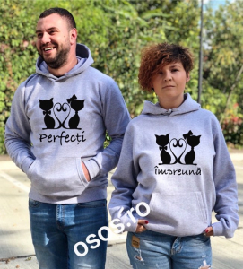Set hanorace personalizate - Set hanorace cupluri - Perfeţi împreună