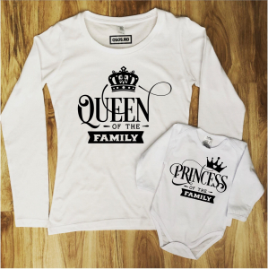 Set mama fiica/ Set mama fiu - Set mama fiica -Queen. Princess