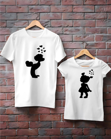 Seturi pentru cupluri - Set tricouri - Lovely kiss