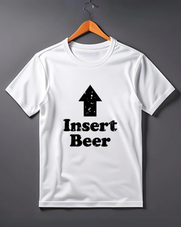 Tricouri personalizate bărbaţi - TRICOU PERSONALIZAT PENTRU BARBATI - Insert Beer