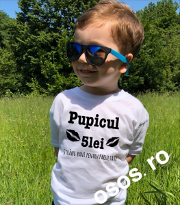 Tricouri personalizate copii - Tricou copii - Pupicul 5 lei. Strang bani pentru facultate