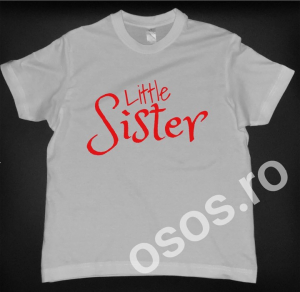 Tricouri personalizate copii - Tricou copii - Little sister