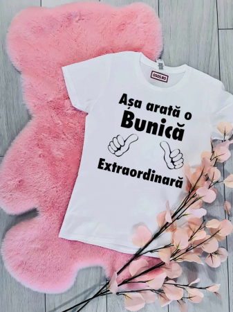 Mărţişor - Tricou dama - Asa arata o bunica extraordinara