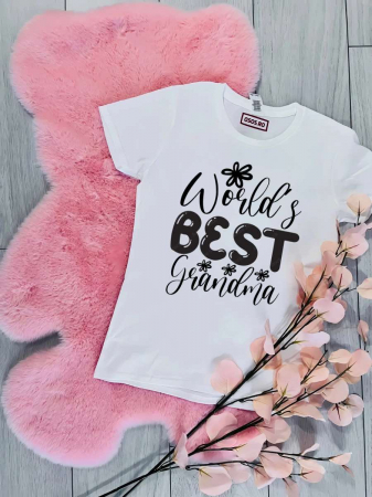 Tricouri familiste - Tricou dama - World's best grandma