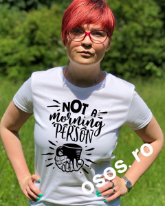 Tricouri Antisocial - Tricou dama - Not a morning person