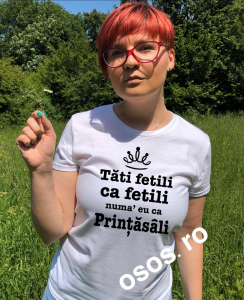 Tricouri de agatat - Tricou dama - Tati fetili ca fetili numa' eu ca printasali