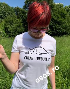 Tricouri cu pisici - Tricou damă - Chiar trebuie?
